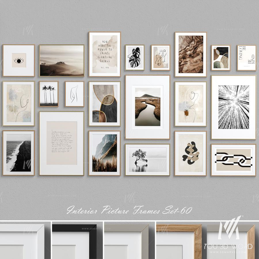 Interior Picture Frames Set-60